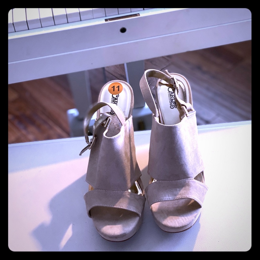 Carlos by Carlos Santana Wedge Sandals Size 11